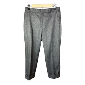 BANANA REPUBLIC Women’s Avery Cropped Cuffed Hem Pants Gray Size 4